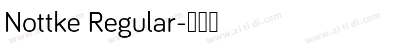 Nottke Regular字体转换